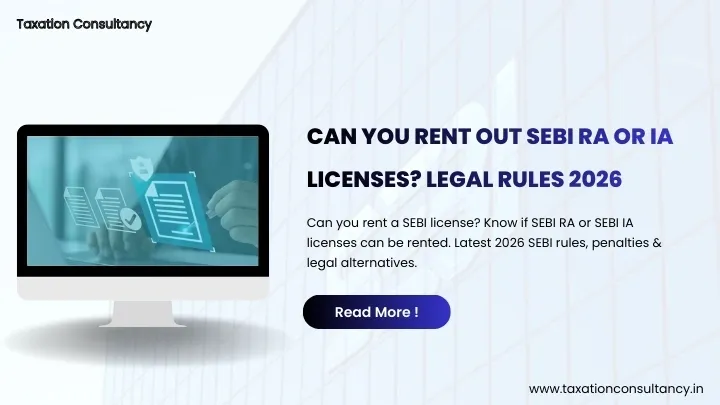 Can You Rent Out SEBI RA or IA Licenses? Legal Rules 2026