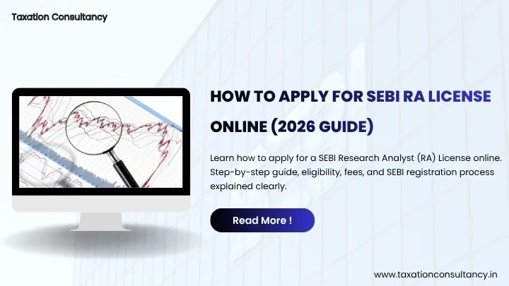 How to Apply for SEBI RA License Online (2026 Guide)