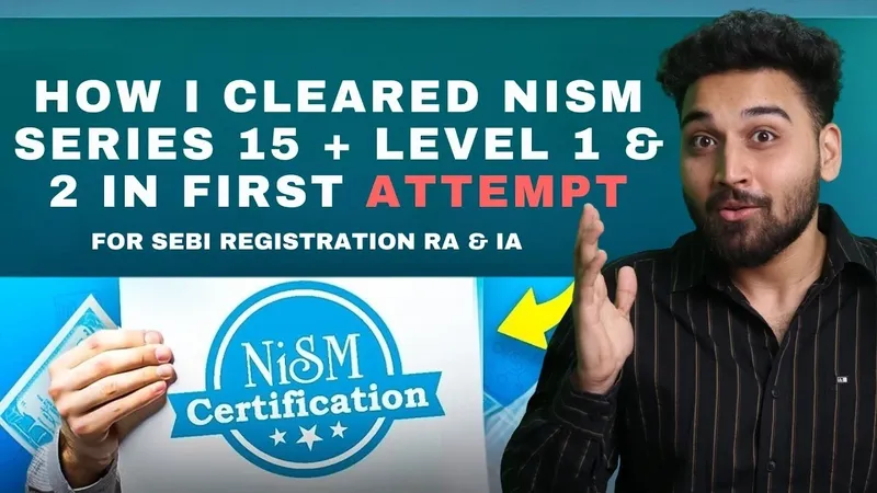 How to Clear NISM Series 15 & Become SEBI Registered Research Analyst