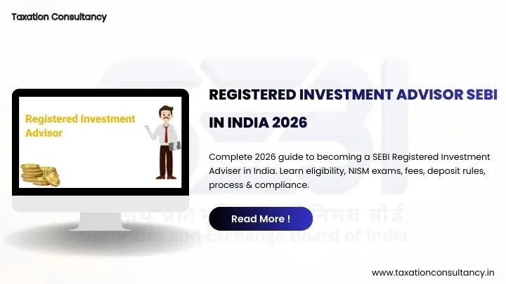 Registered Investment Advisor SEBI in India 2026
